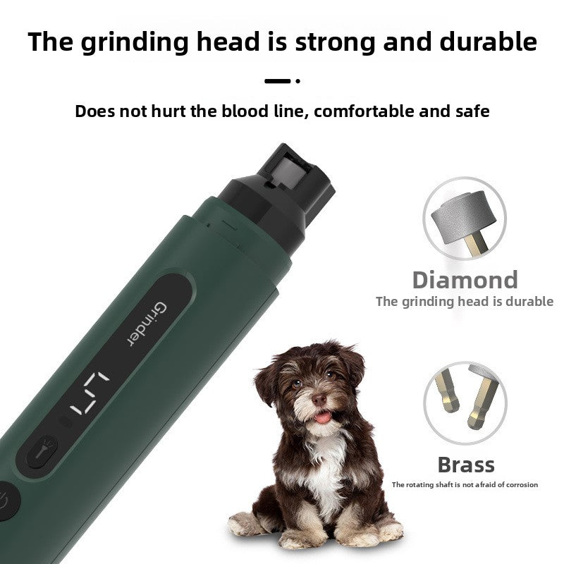 Silent Paws Pro™ — Quiet Dog & Cat Nail Grinder